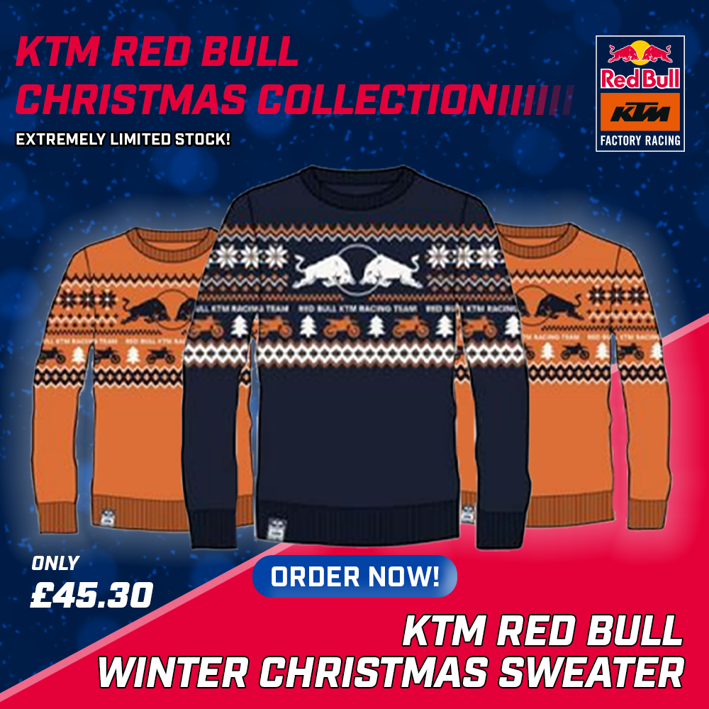 KTM Red Bull Christmas Collection - KTM Red Bull Winter Christmas Sweater.